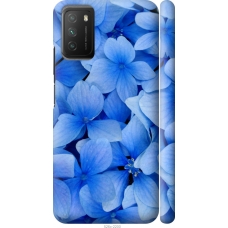 Чохол на Xiaomi Poco M3 Сині квіти 526m-2200