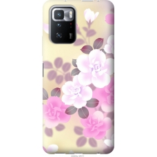 Чохол на Xiaomi Poco X3 GT Японські квіти 2240u-2511