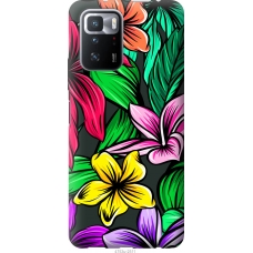 Чохол на Xiaomi Poco X3 GT Тропічні квіти 1 4753u-2511