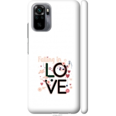 Чохол на Xiaomi Redmi Note 10 falling in love 4758m-2277
