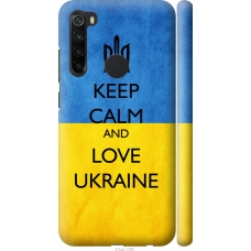 Чохол на Xiaomi Redmi Note 8 Keep calm and love Ukraine v2 1114m-1787