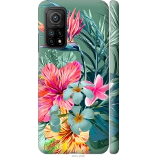 Чохол на Xiaomi Mi 10T Pro Тропічні квіти v1 4667m-2679