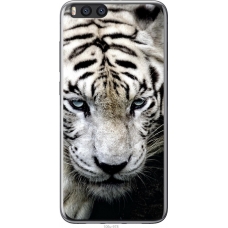 Чохол на Xiaomi Mi Note 3 Сумний білий тигр 106u-978