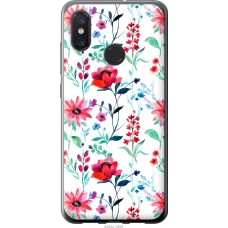 Чохол на Xiaomi Mi8 Flowers 2 4394u-1499