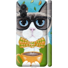 Чохол на Xiaomi Poco M5 Cat Coffee 4053m-2767