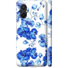 Чохол на Xiaomi Poco M5 Блакитні орхідеї 4406m-2767