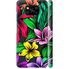 Чохол на Xiaomi Poco X3 Тропічні квіти 1 4753m-2073