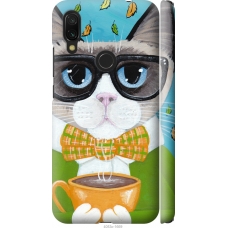 Чохол на Xiaomi Redmi 7 Cat Coffee 4053m-1669