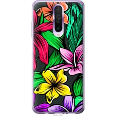 Чохол на Xiaomi Redmi K30 Тропічні квіти 1 4753u-1836