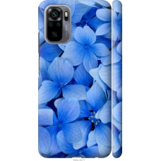 Чохол на Xiaomi Redmi Note 10 Сині квіти 526m-2277