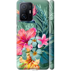 Чохол на Xiaomi 11T Тропічні квіти v1 4667m-2487