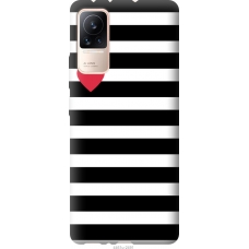 Чохол на Xiaomi Civi Чорно-білі смуги 4461u-2491