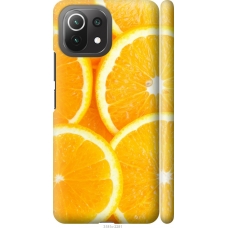 Чохол на Xiaomi Mi 11 Lite Часточки апельсину 3181m-2281
