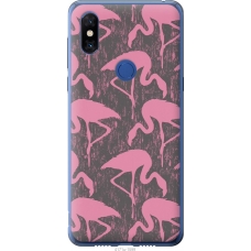 Чохол на Xiaomi Mi Mix 3 Vintage-Flamingos 4171u-1599
