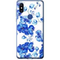 Чохол на Xiaomi Mi Mix 3 Блакитні орхідеї 4406u-1599