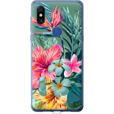 Чохол на Xiaomi Mi Mix 3 Тропічні квіти v1 4667u-1599