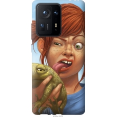 Чохол на Xiaomi Mix 4 Рудоволоса дівчинка з жабою 4059u-2475