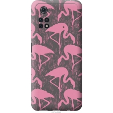 Чохол на Xiaomi Poco M4 Pro Vintage-Flamingos 4171u-2592