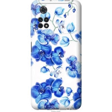 Чохол на Xiaomi Poco M4 Pro Блакитні орхідеї 4406u-2592