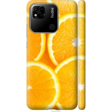 Чохол на Xiaomi Redmi 10A Часточки апельсину 3181m-2578