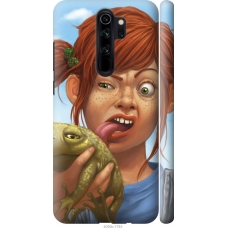 Чохол на Xiaomi Redmi Note 8 Pro Рудоволоса дівчинка з жабою 4059m-1783