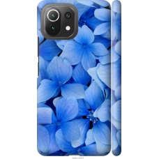 Чохол на Xiaomi Mi 11 Lite Сині квіти 526m-2281
