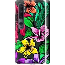 Чохол на Xiaomi Mi Note 10 Тропічні квіти 1 4753m-1820