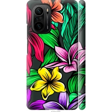 Чохол на Xiaomi Poco F3 Тропічні квіти 1 4753m-2280