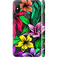 Чохол на Xiaomi Redmi Note 6 Pro Тропічні квіти 1 4753m-1551