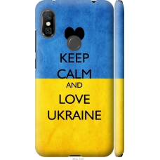 Чохол на Xiaomi Redmi Note 6 Pro Keep calm and love Ukraine 883m-1551