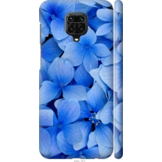 Чохол на Xiaomi Redmi Note 9S Сині квіти 526m-2029