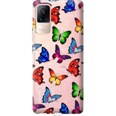 Чохол на Xiaomi Civi Барвисті метелики 4761u-2491