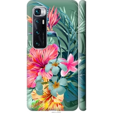 Чохол на Xiaomi Mi 10 Ultra Тропічні квіти v1 4667m-2064