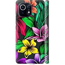 Чохол на Xiaomi Mi 11 Тропічні квіти 1 4753m-2253