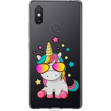 Чохол на Xiaomi Mi8 SE Єдиноріг в окулярах 4879u-1504