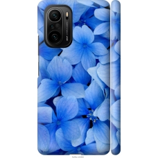 Чохол на Xiaomi Poco F3 Сині квіти 526m-2280