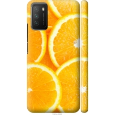 Чохол на Xiaomi Poco M3 Часточки апельсину 3181m-2200