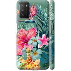 Чохол на Xiaomi Poco M3 Тропічні квіти v1 4667m-2200