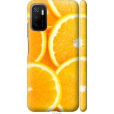 Чохол на Xiaomi Redmi Note 10 5G Часточки апельсину 3181m-2556