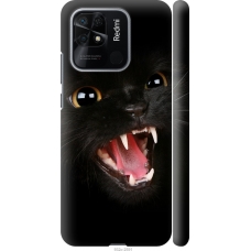 Чохол на Xiaomi Redmi 10C Чорна кішка 932m-2591