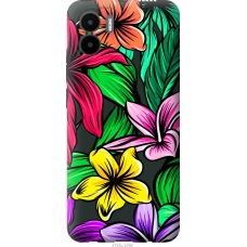 Чохол на Xiaomi Redmi A1 Тропічні квіти 1 4753u-2768