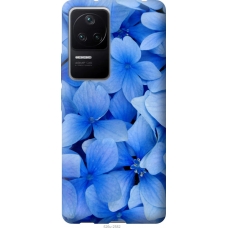 Чохол на Xiaomi Redmi K40S Сині квіти 526u-2582