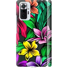 Чохол на Xiaomi Redmi Note 10 Pro Тропічні квіти 1 4753m-2297