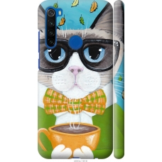 Чохол на Xiaomi Redmi Note 8T Cat Coffee 4053m-1818