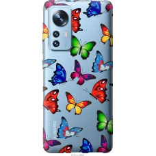 Чохол на Xiaomi 12 Барвисті метелики 4761u-2555