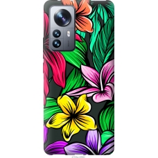 Чохол на Xiaomi 12 Pro Тропічні квіти 1 4753u-2560