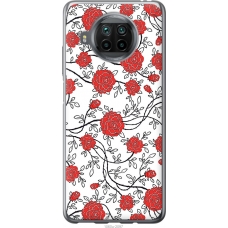 Чохол на Xiaomi Mi 10T Lite Червоні троянди на білому фоні 1060u-2097