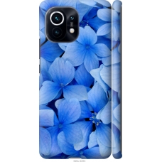 Чохол на Xiaomi Mi 11 Сині квіти 526m-2253