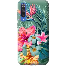 Чохол на Xiaomi Mi 9 SE Тропічні квіти v1 4667u-1674
