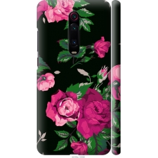 Чохол на Xiaomi Redmi K20 Pro Троянди на чорному фоні 2239m-1816
